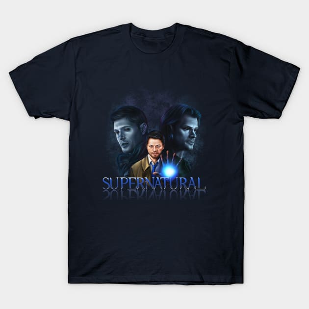 Dean Sam Castiel T-Shirt by mayyaflowers